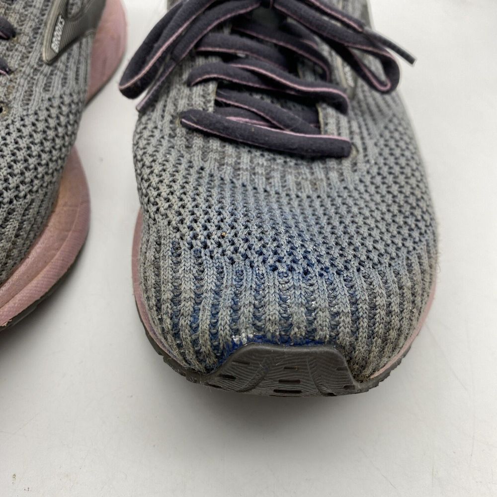 Brooks Shoes Revel 3 Womens 9 Gray Pink Running Athletic Sneakers Gym Walking - Picture 8 of 16
